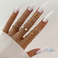 Infinity Gold Boho Ring Set