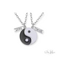 Yin and Yang Best Friends Friendship Necklace Set