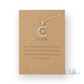 Lucky Charm Birthstone Necklace