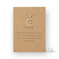 Lucky Charm Birthstone Necklace