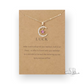 Lucky Charm Birthstone Necklace